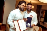 Allu Arjun latest, 69th National Awards, allu arjun celebrates receiving national award, National awards 2023