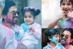 allu arjun biography, allu arjun brother, in pics allu arjun s adorable moments with family for holi is too cute to miss, Celebrating holi