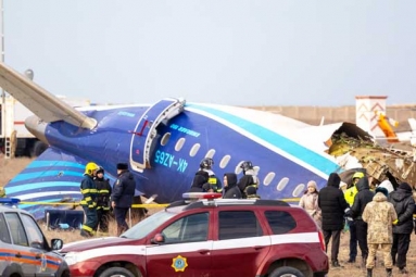 Azerbaijan Airlines Plane may have been Shot by Russia