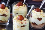 Gulab Jamun Mousse preparation, Gulab Jamun Mousse preparation, recipe of gulab jamun mousse, Gulab