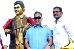 Superstar Krishna, Krishna-Mahesh Babu fans, kamal haasan unveiled statue of superstar krishna, Ysrcp