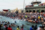 sangam, nri vistors, kumbh mela 2019 indian diaspora takes dip in holy water at sangam, Pravasi bharatiya divas