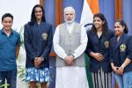 P.V. Sindhu, Jitu Rai, modi hosts national sports awardees invites ideas to improve sports, Dronacharya awardee