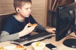 children using internet, study, more internet time soars junk food request by kids study, Autism