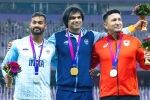 Neeraj Chopra news, Neeraj Chopra winner, neeraj chopra shines the best in asian games 2023, Kuwait