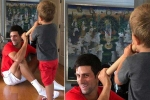 Tennis Star Novak Djokovic, Tennis Star Novak Djokovic, is tennis star novak djokovic a devotee of lord krishna this viral pic with his kids is a proof, Hindu god