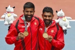 Asian Games 2018, medal, asian games 2018 rohan bopanna divij sharan clinch men s doubles gold in tennis, Yuki bhambri
