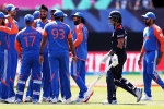 India Vs USA, India Vs USA scorecard, t20 world cup team india marches into super 8, Aaron