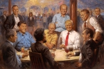 President, Trump, trump mocked over white house painting, Coke