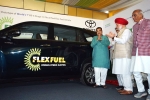 Toyota innovations, hydrogen electric vehicle, world s first flex fuel ethanol powered car launched in india, Hydrogen