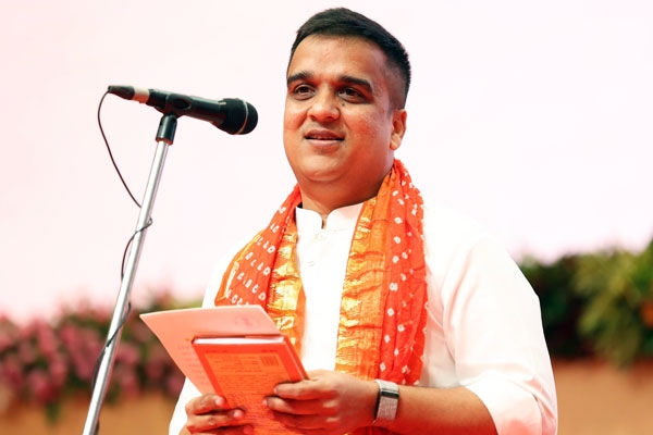 Harsh Sanghavi takes Oath as Gujarat Deputy Chief Minister