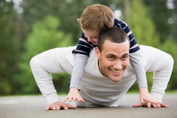 To prevent obesity in young adults, fathers can help!