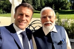 Emmanuel Macron and Narendra Modi latest, Indian Prime Minister, france and indian prime ministers share their friendship on social media, Narendra modi us visit