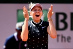 amanda kay victoria tennis, amanda anisimova n, french open 2019 amanda anisimova the 17 year old stuns simona halep to reach semis, French open