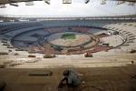 Gujarat India visit, Motera Stadium, us president to inaugurate the world s largest cricket stadium in gujarat during his india visit, First official