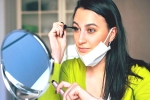 lips, brows, how to wear makeup with a facemask, Jelly lips, brows, how to wear makeup with a facemask, Jelly