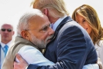 Donald Trump, Melania Trump, pm modi welcome us president trump at ahmedabad, First official