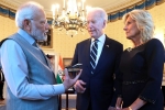 Narendra Modi, Narendra Modi for Jill Biden, narendra modi gifts 75 carat diamond to jill biden, Narendra modi us visit