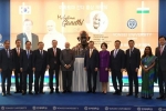 modi on thougts ideals, mahatma gandhi bust unveiled, thoughts and ideals of gandhi have power to overcome menace of terrorism climate change pm modi, Bapu modi on thougts ideals, mahatma gandhi bust unveiled, thoughts and ideals of gandhi have power to overcome menace of terrorism climate change pm modi, Bapu